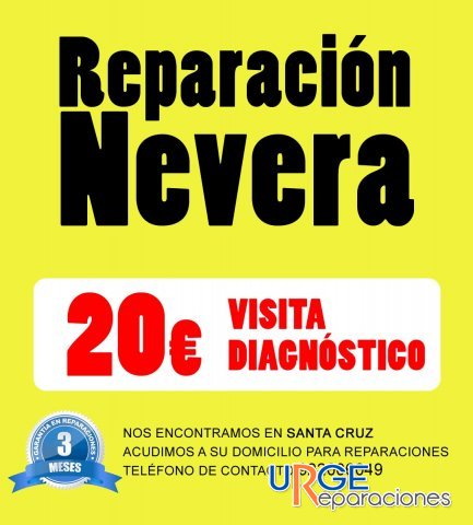 Servicio Técnico de Nevera en Adeje